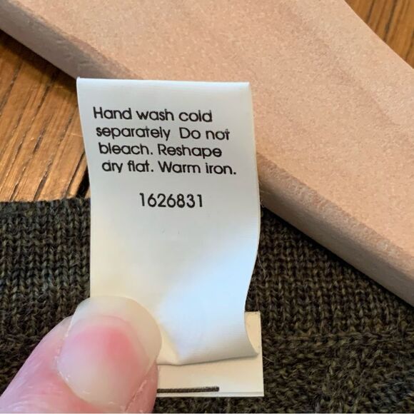 FIESOLE VEST MENS XL GREEN 100% NEW WOOL MERINO EXTRA FINE RIBBED KNIT VEST. - Picture 9 of 12